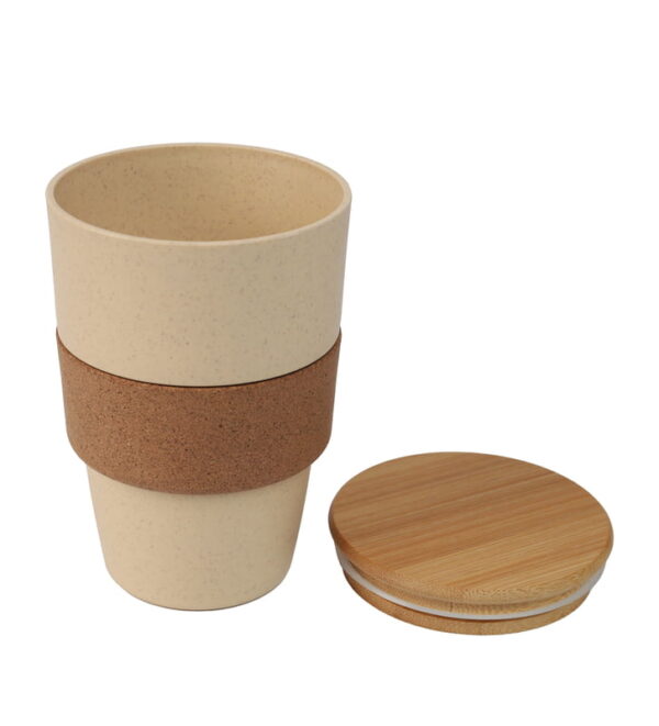 Wheat Straw Cork Grip Tumbler - Image 3