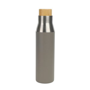 Vacuum Bottle with Bamboo Lid