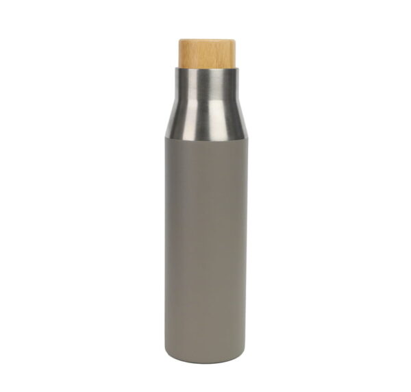 Vacuum Bottle with Bamboo Lid