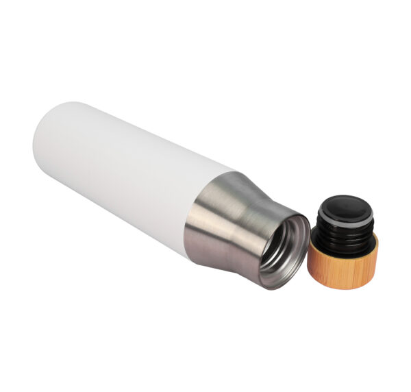 Vacuum Bottle with Bamboo Lid - Image 6